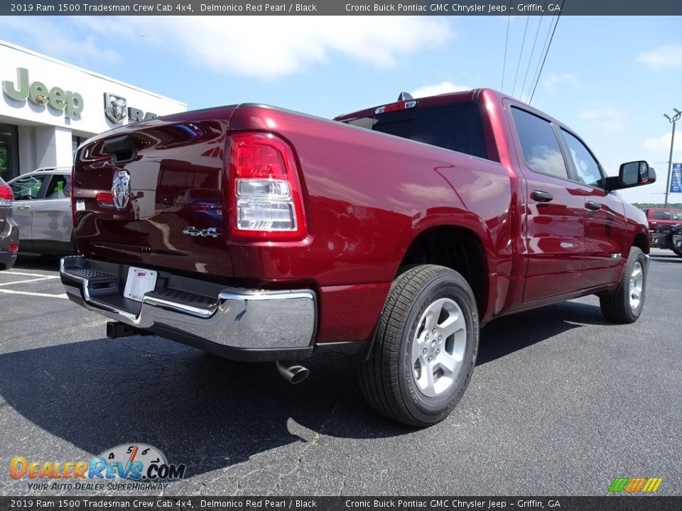 2019 Ram 1500 Tradesman Crew Cab 4x4 Delmonico Red Pearl / Black Photo #13