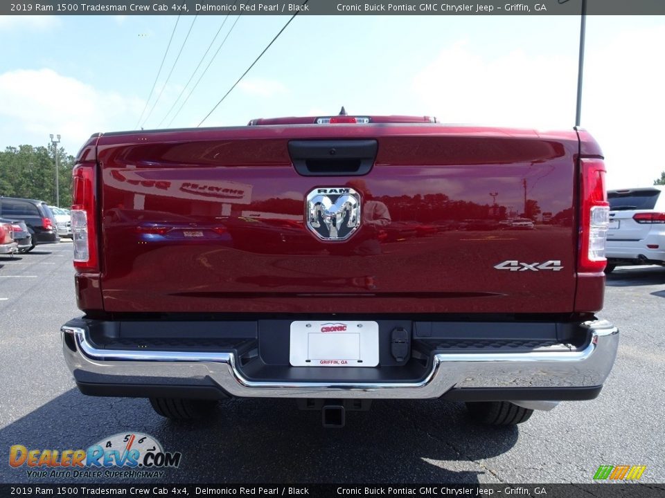 2019 Ram 1500 Tradesman Crew Cab 4x4 Delmonico Red Pearl / Black Photo #14