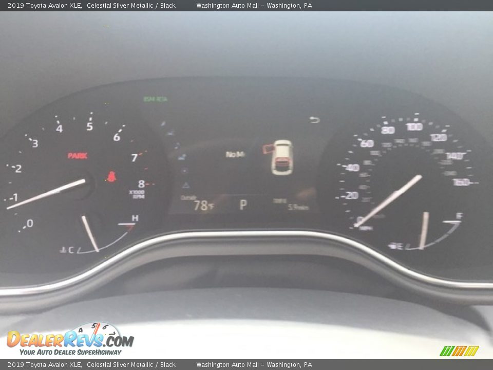 2019 Toyota Avalon XLE Celestial Silver Metallic / Black Photo #13