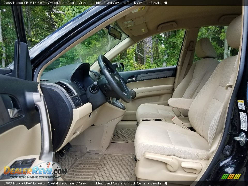 2009 Honda CR-V LX 4WD Crystal Black Pearl / Gray Photo #16
