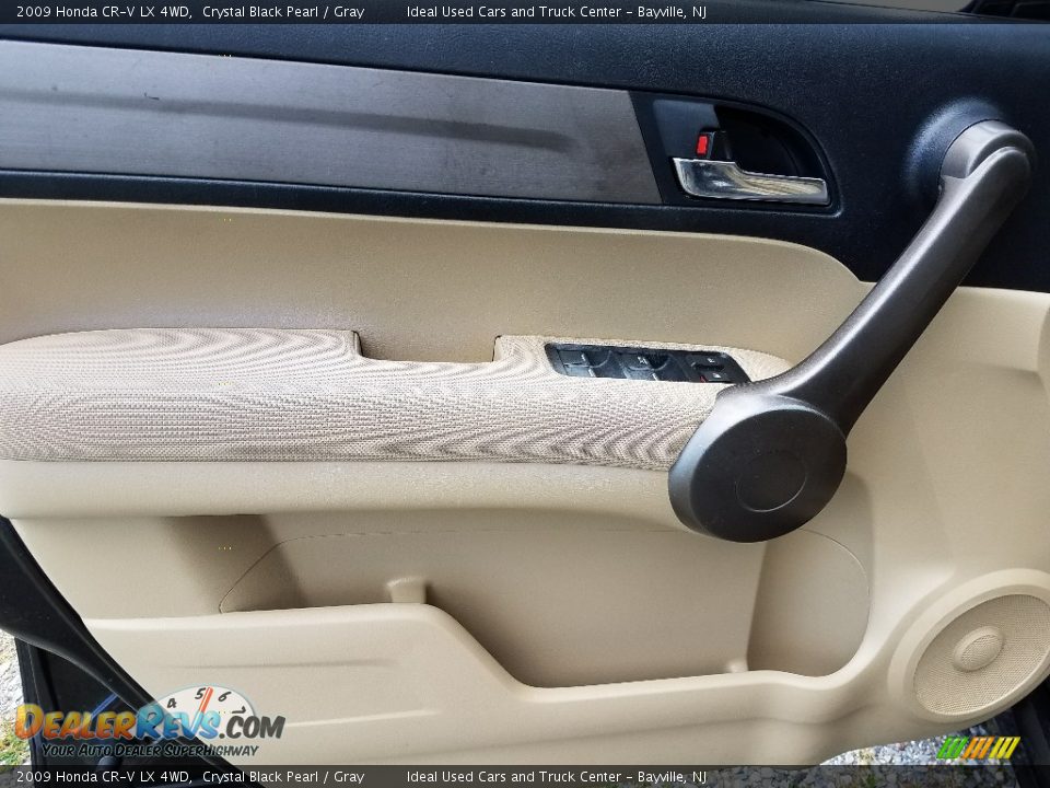 2009 Honda CR-V LX 4WD Crystal Black Pearl / Gray Photo #21