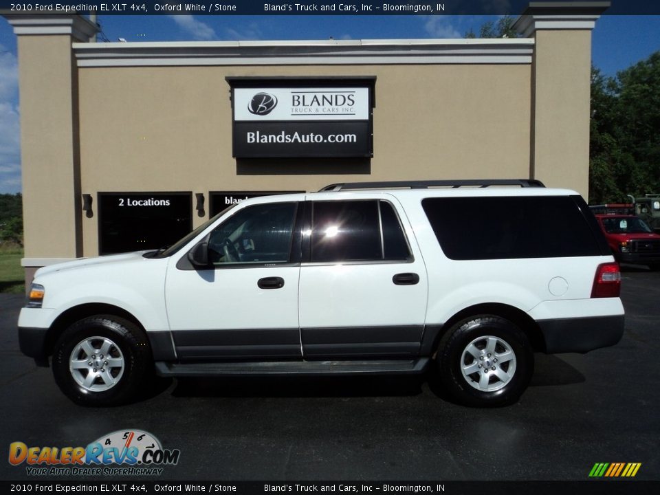 2010 Ford Expedition EL XLT 4x4 Oxford White / Stone Photo #1