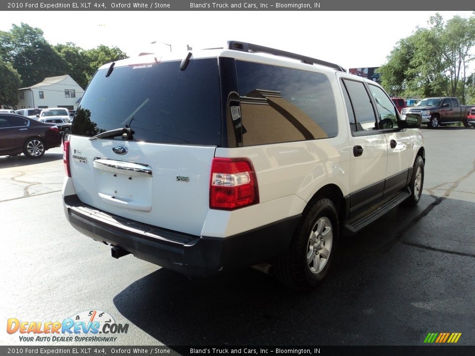 2010 Ford Expedition EL XLT 4x4 Oxford White / Stone Photo #4