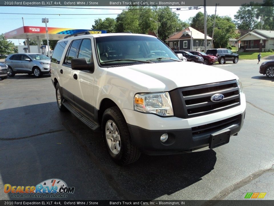 2010 Ford Expedition EL XLT 4x4 Oxford White / Stone Photo #5