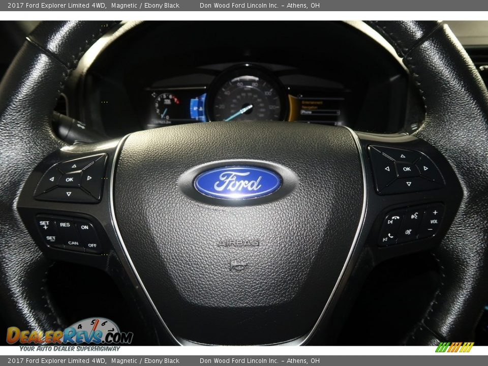 2017 Ford Explorer Limited 4WD Magnetic / Ebony Black Photo #20