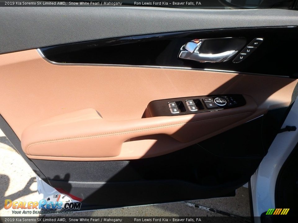 2019 Kia Sorento SX Limited AWD Snow White Pearl / Mahogany Photo #13