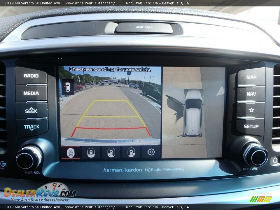 2019 Kia Sorento SX Limited AWD Snow White Pearl / Mahogany Photo #20