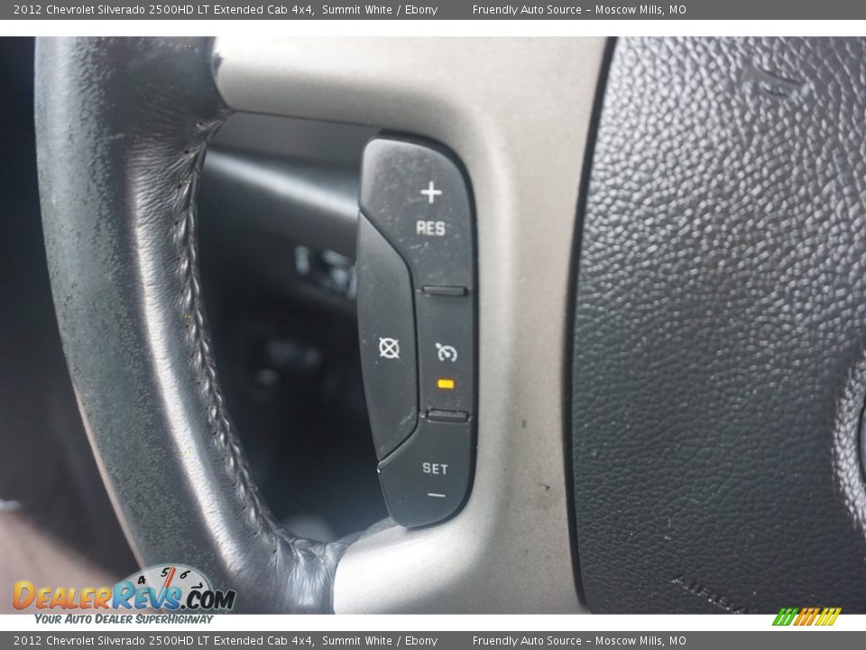 2012 Chevrolet Silverado 2500HD LT Extended Cab 4x4 Summit White / Ebony Photo #10