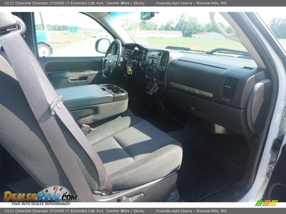 2012 Chevrolet Silverado 2500HD LT Extended Cab 4x4 Summit White / Ebony Photo #13