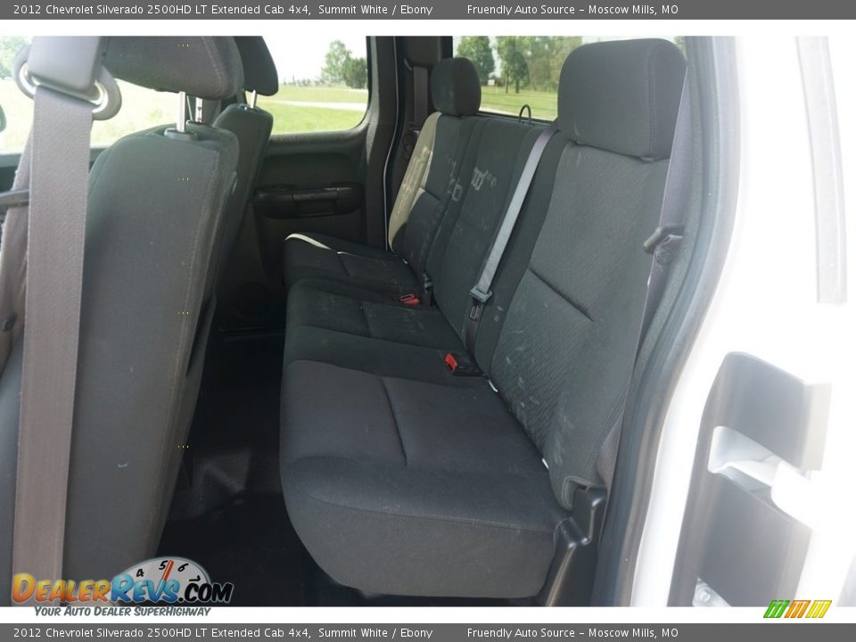2012 Chevrolet Silverado 2500HD LT Extended Cab 4x4 Summit White / Ebony Photo #14