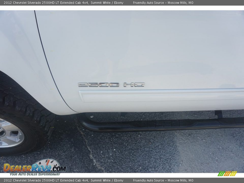 2012 Chevrolet Silverado 2500HD LT Extended Cab 4x4 Summit White / Ebony Photo #19