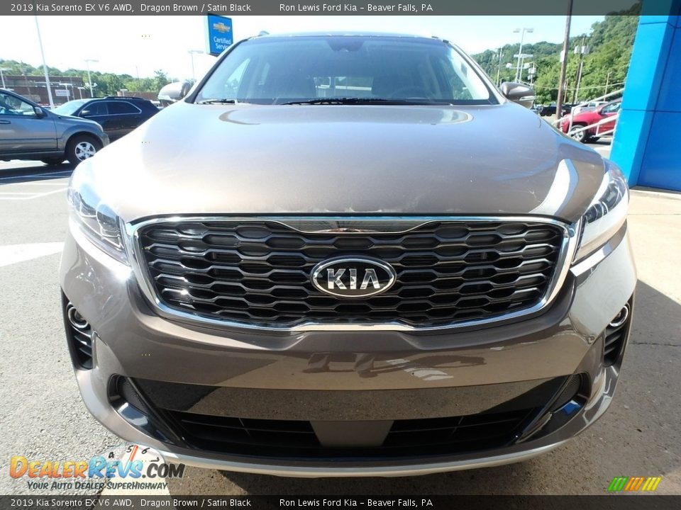 2019 Kia Sorento EX V6 AWD Dragon Brown / Satin Black Photo #8