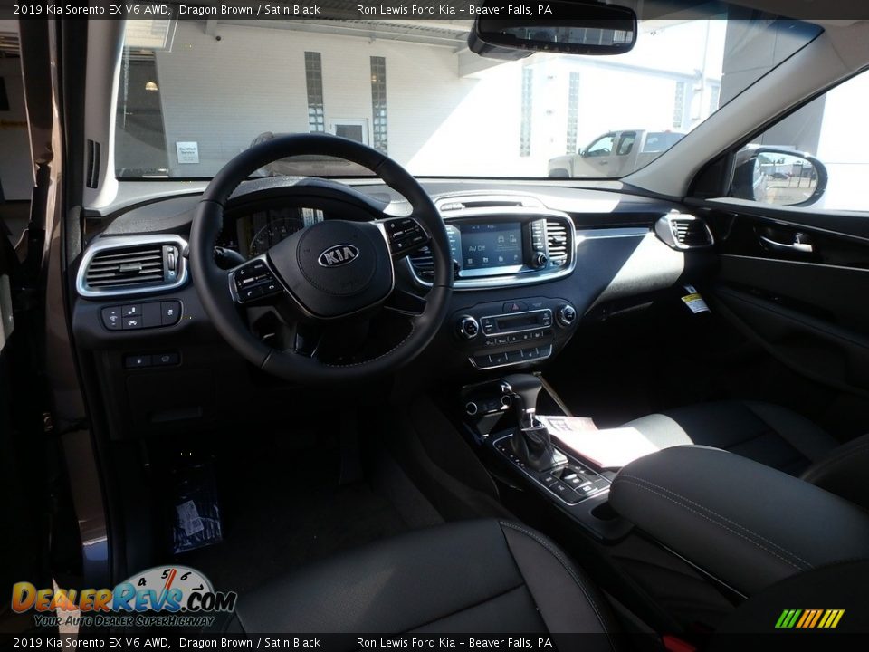 2019 Kia Sorento EX V6 AWD Dragon Brown / Satin Black Photo #12