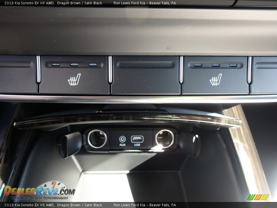 2019 Kia Sorento EX V6 AWD Dragon Brown / Satin Black Photo #19