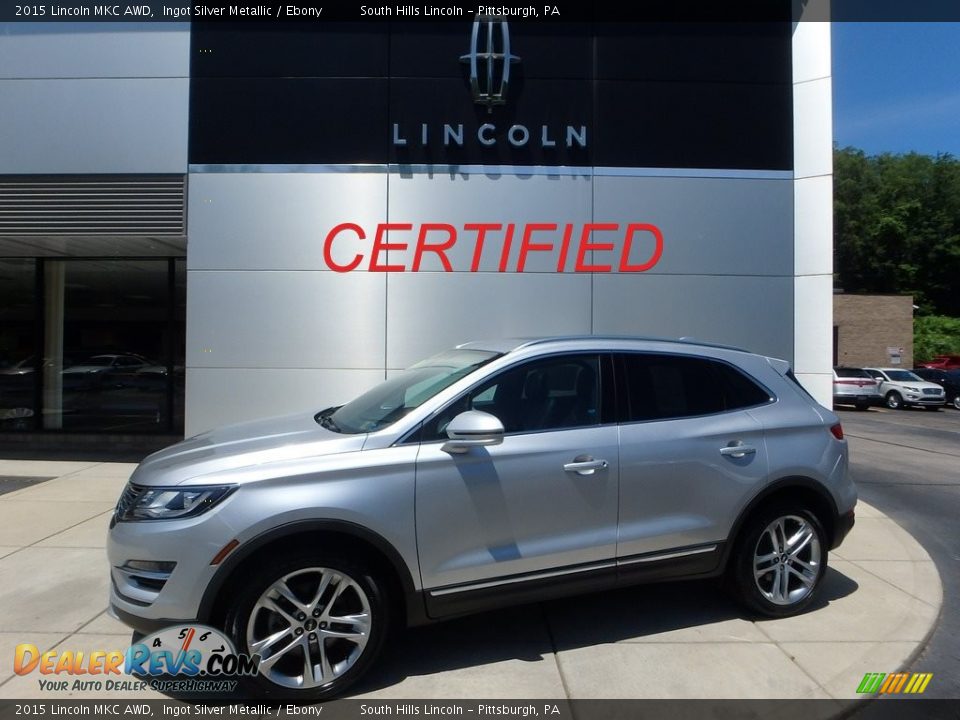 2015 Lincoln MKC AWD Ingot Silver Metallic / Ebony Photo #1