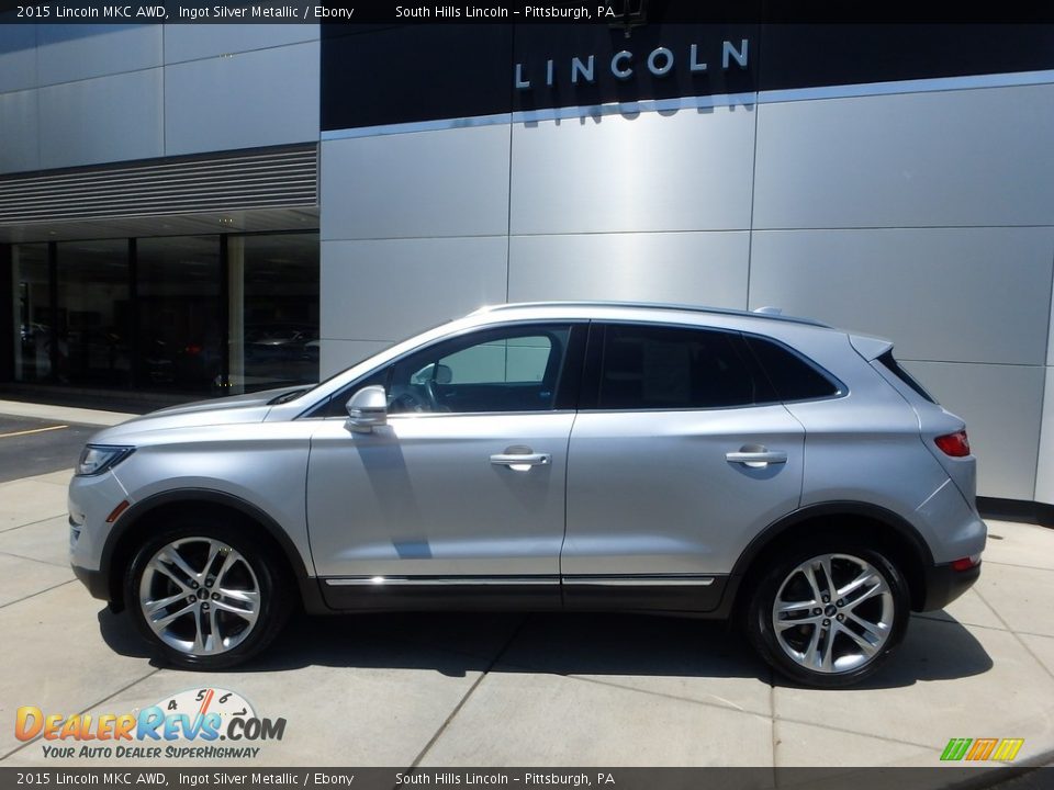 2015 Lincoln MKC AWD Ingot Silver Metallic / Ebony Photo #2