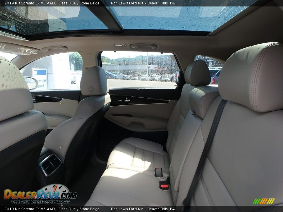 2019 Kia Sorento EX V6 AWD Blaze Blue / Stone Beige Photo #11