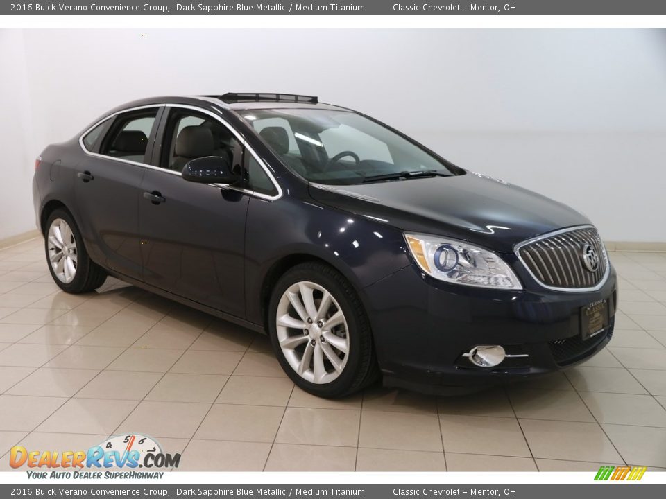 2016 Buick Verano Convenience Group Dark Sapphire Blue Metallic / Medium Titanium Photo #1
