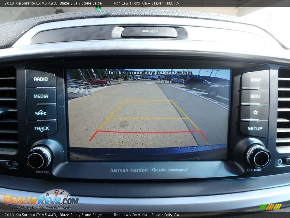 2019 Kia Sorento EX V6 AWD Blaze Blue / Stone Beige Photo #19
