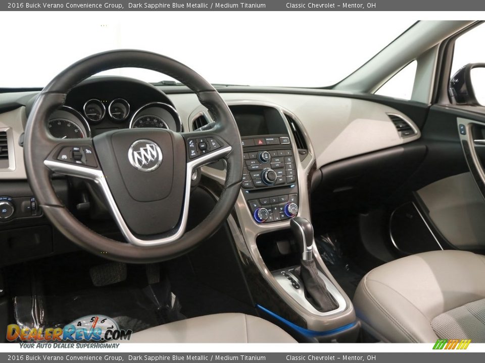 2016 Buick Verano Convenience Group Dark Sapphire Blue Metallic / Medium Titanium Photo #6