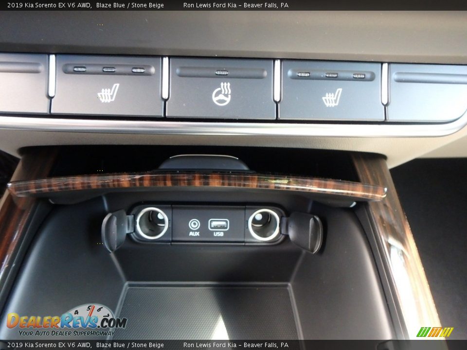 2019 Kia Sorento EX V6 AWD Blaze Blue / Stone Beige Photo #20