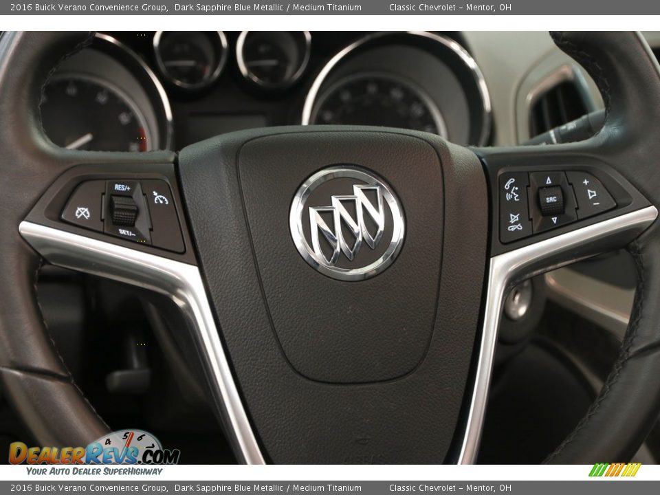 2016 Buick Verano Convenience Group Dark Sapphire Blue Metallic / Medium Titanium Photo #7