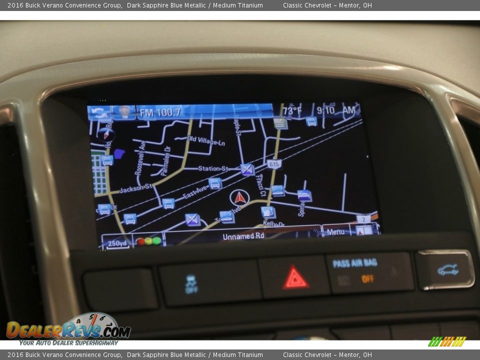 2016 Buick Verano Convenience Group Dark Sapphire Blue Metallic / Medium Titanium Photo #13