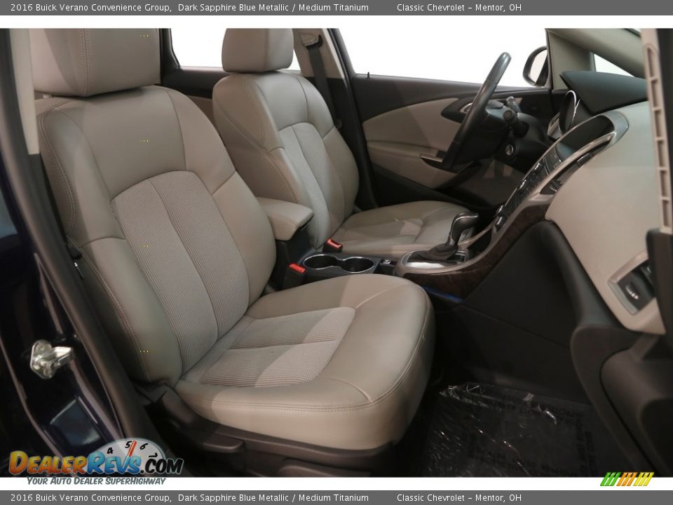 2016 Buick Verano Convenience Group Dark Sapphire Blue Metallic / Medium Titanium Photo #16
