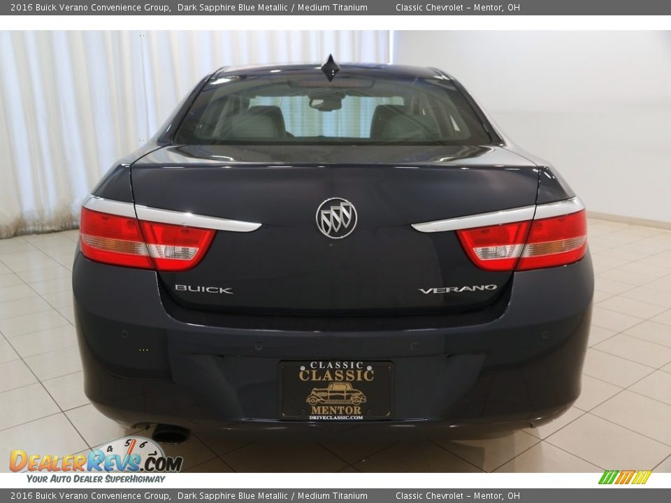 2016 Buick Verano Convenience Group Dark Sapphire Blue Metallic / Medium Titanium Photo #19