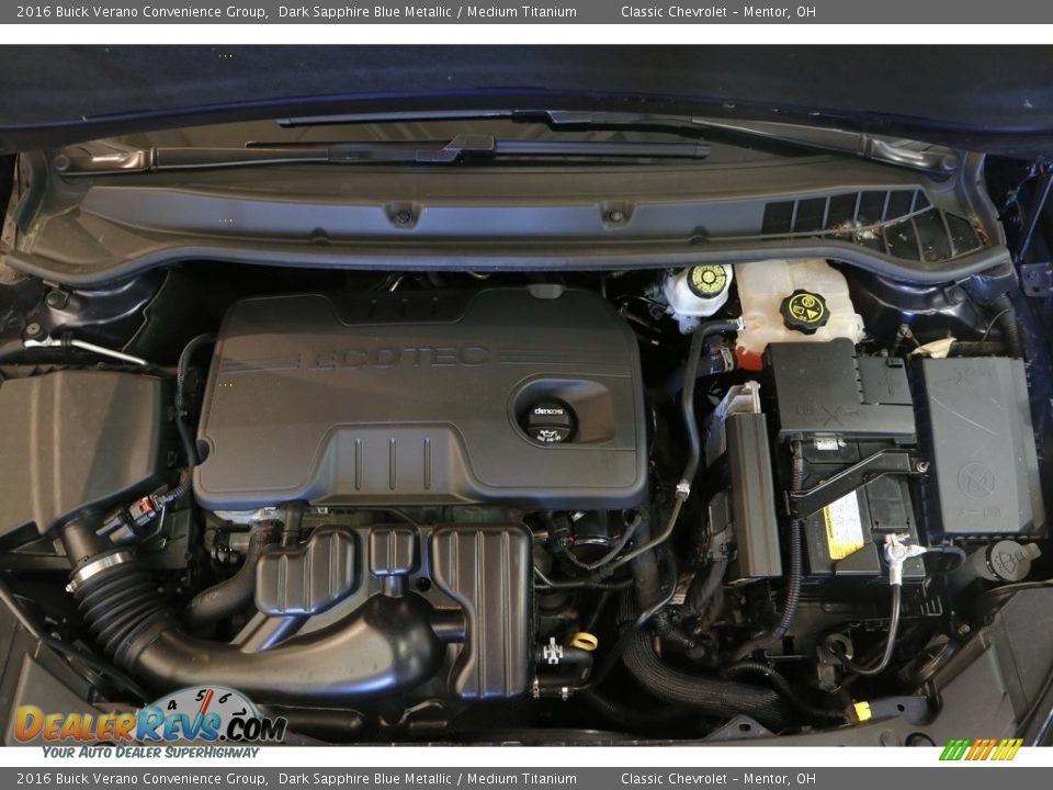2016 Buick Verano Convenience Group Dark Sapphire Blue Metallic / Medium Titanium Photo #20