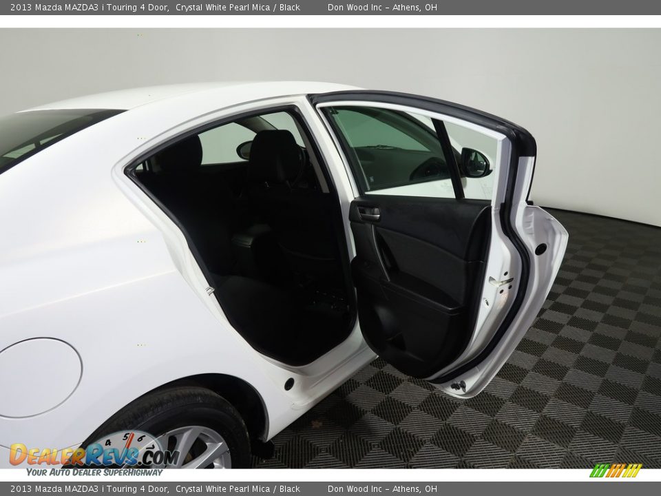 2013 Mazda MAZDA3 i Touring 4 Door Crystal White Pearl Mica / Black Photo #27