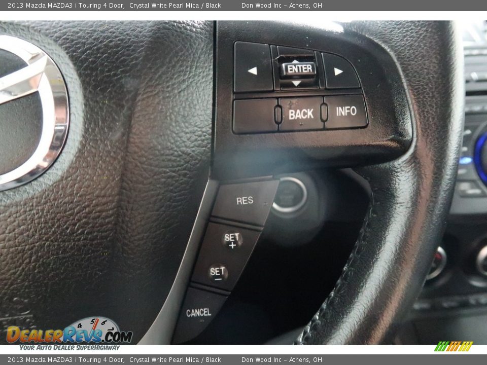 2013 Mazda MAZDA3 i Touring 4 Door Crystal White Pearl Mica / Black Photo #30