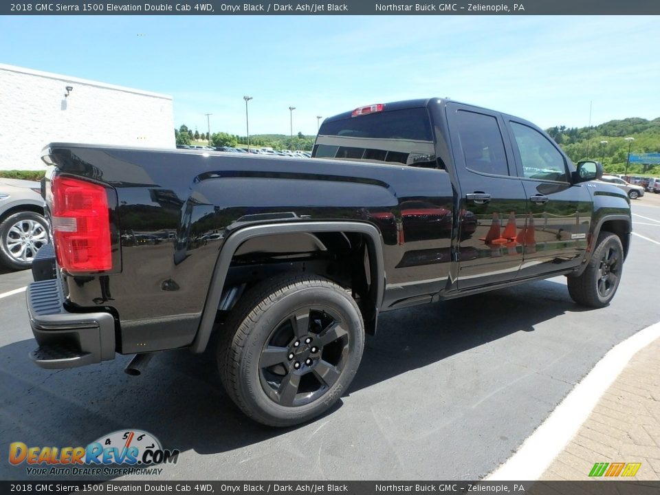 2018 GMC Sierra 1500 Elevation Double Cab 4WD Onyx Black / Dark Ash/Jet Black Photo #5