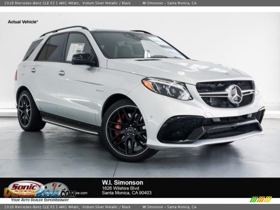 2018 Mercedes-Benz GLE 63 S AMG 4Matic Iridium Silver Metallic / Black Photo #1