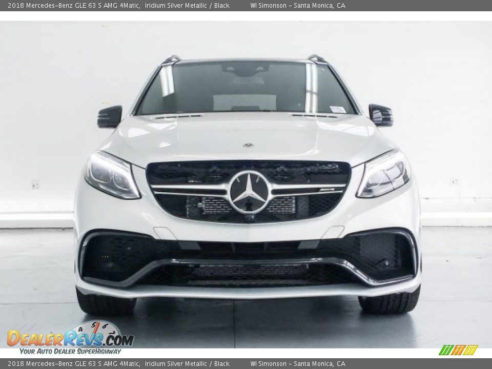 2018 Mercedes-Benz GLE 63 S AMG 4Matic Iridium Silver Metallic / Black Photo #2