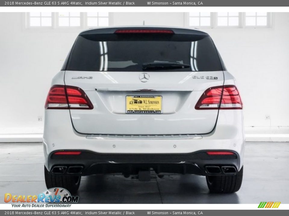 2018 Mercedes-Benz GLE 63 S AMG 4Matic Iridium Silver Metallic / Black Photo #3
