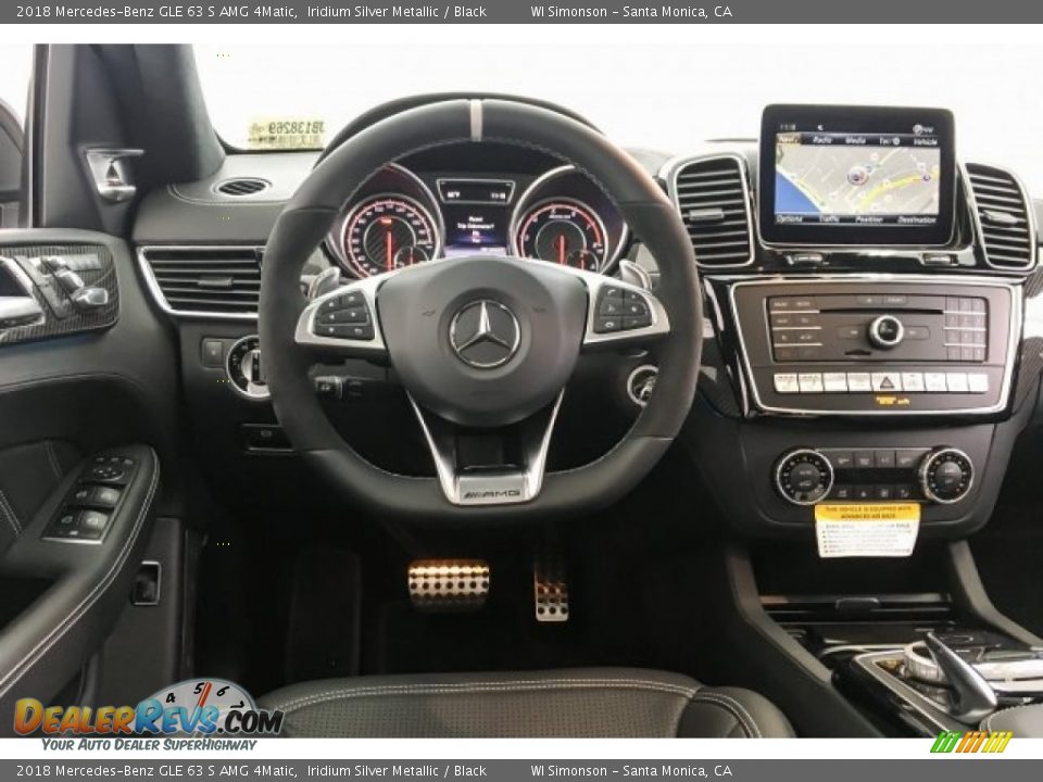 2018 Mercedes-Benz GLE 63 S AMG 4Matic Iridium Silver Metallic / Black Photo #4