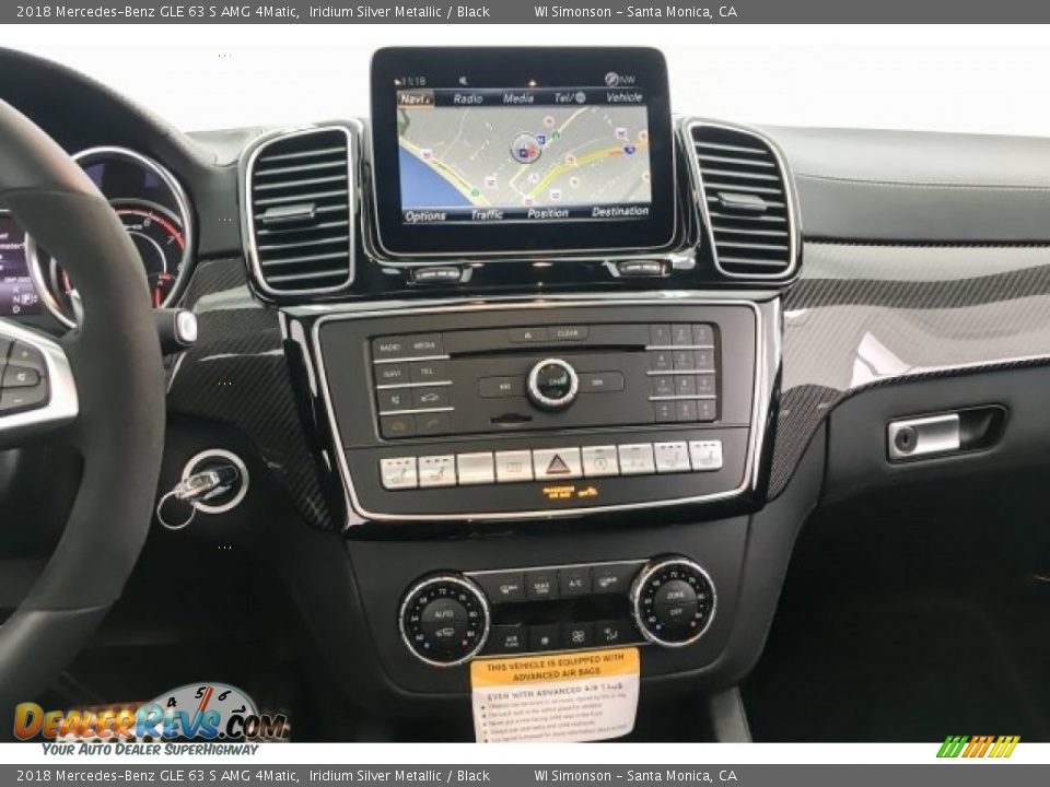 2018 Mercedes-Benz GLE 63 S AMG 4Matic Iridium Silver Metallic / Black Photo #5