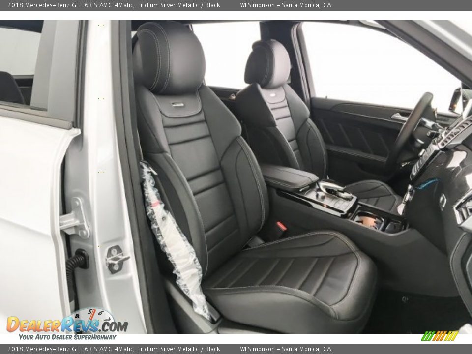 2018 Mercedes-Benz GLE 63 S AMG 4Matic Iridium Silver Metallic / Black Photo #6