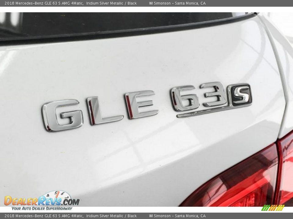 2018 Mercedes-Benz GLE 63 S AMG 4Matic Iridium Silver Metallic / Black Photo #7
