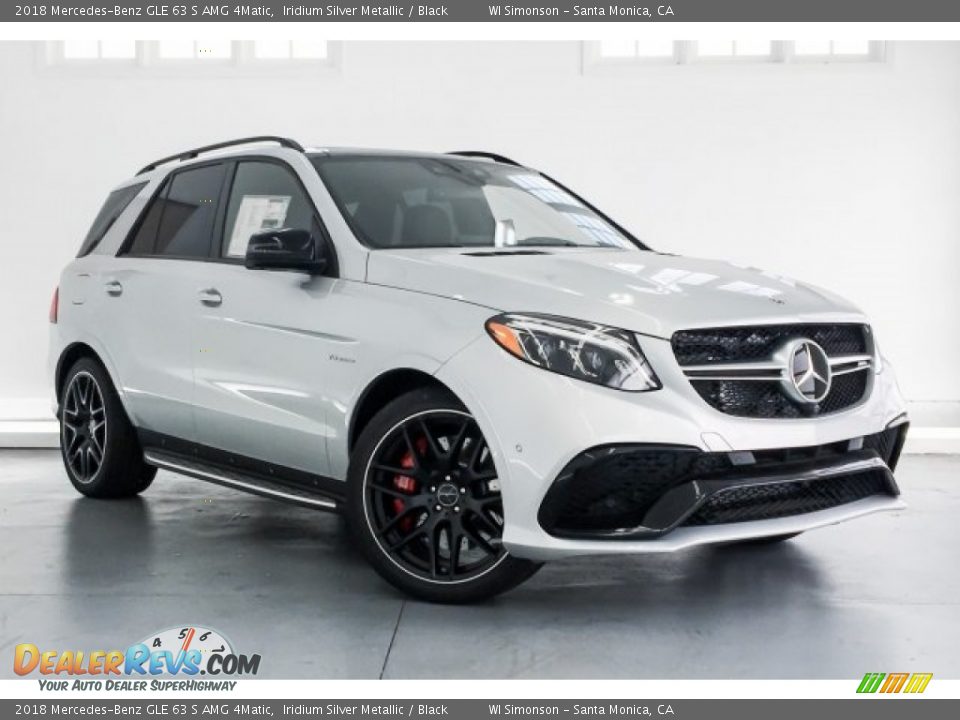 2018 Mercedes-Benz GLE 63 S AMG 4Matic Iridium Silver Metallic / Black Photo #12