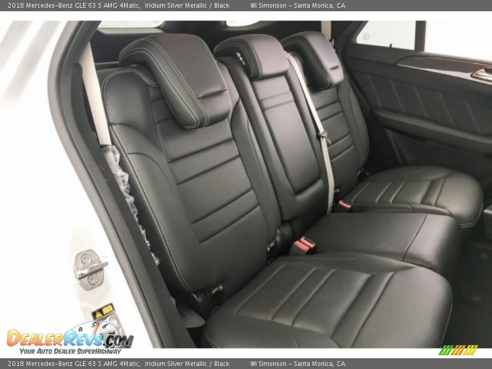 Rear Seat of 2018 Mercedes-Benz GLE 63 S AMG 4Matic Photo #15