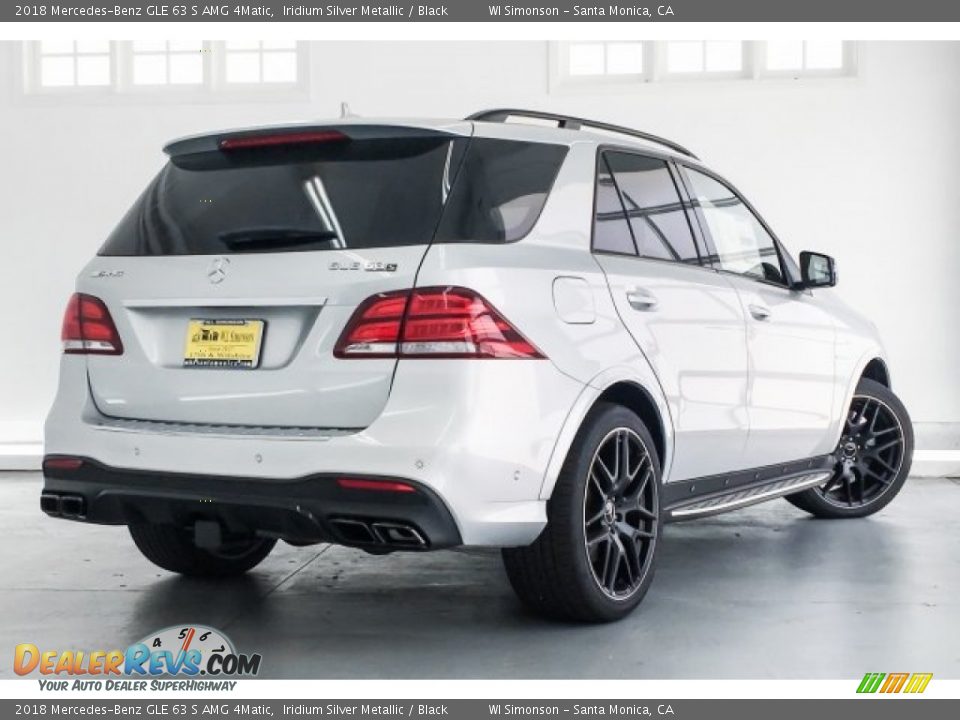 2018 Mercedes-Benz GLE 63 S AMG 4Matic Iridium Silver Metallic / Black Photo #16