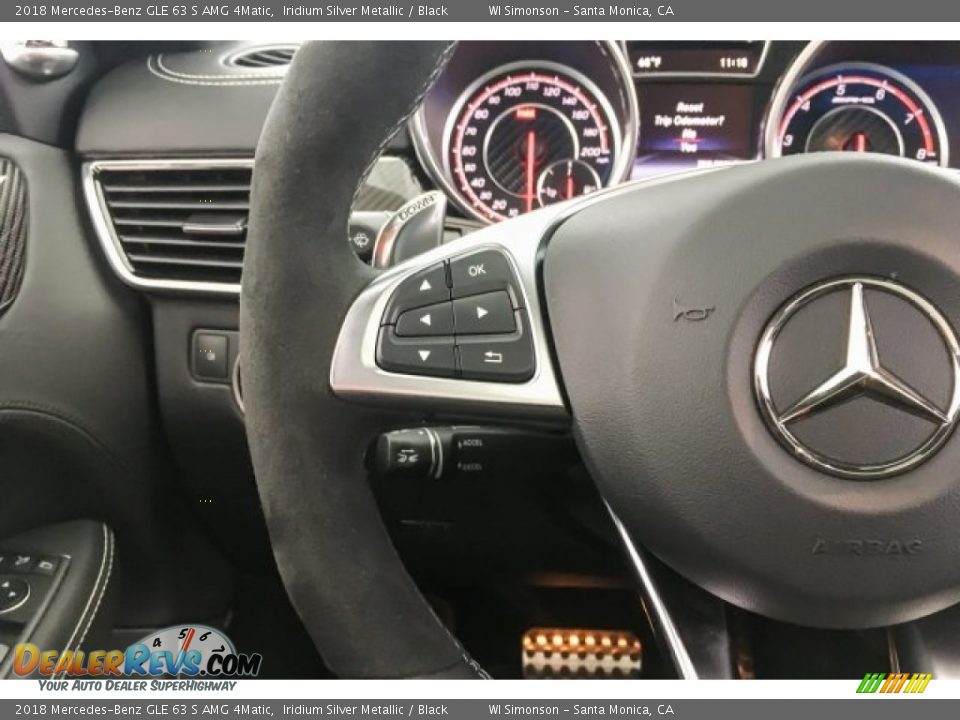 2018 Mercedes-Benz GLE 63 S AMG 4Matic Iridium Silver Metallic / Black Photo #18