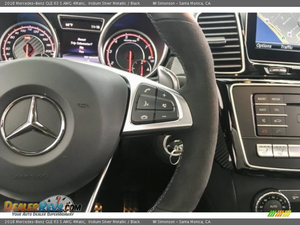 2018 Mercedes-Benz GLE 63 S AMG 4Matic Iridium Silver Metallic / Black Photo #19