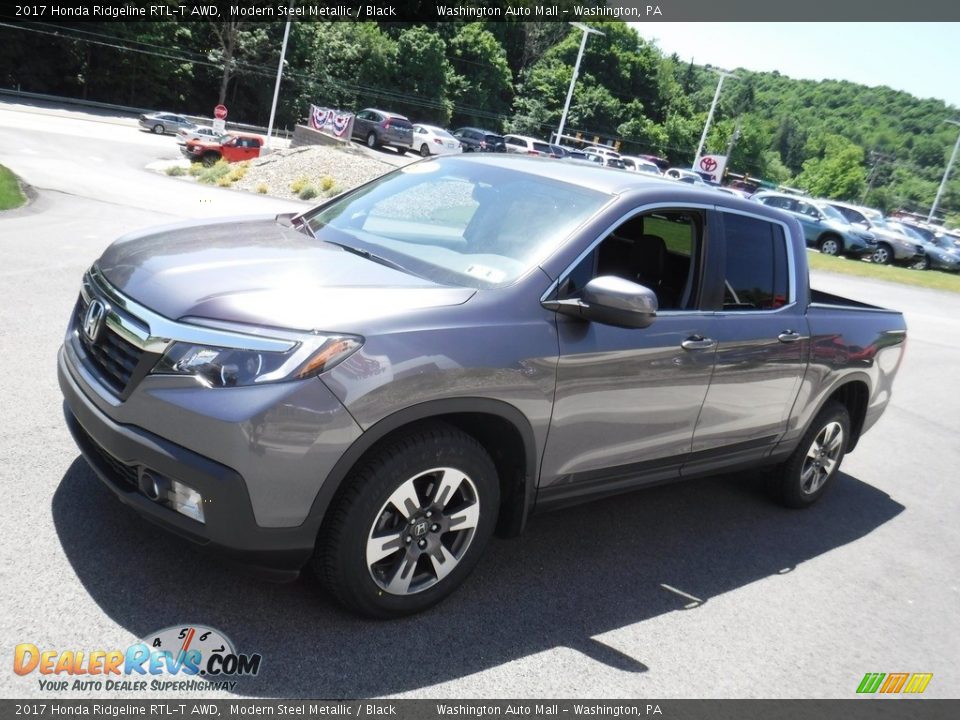 2017 Honda Ridgeline RTL-T AWD Modern Steel Metallic / Black Photo #5