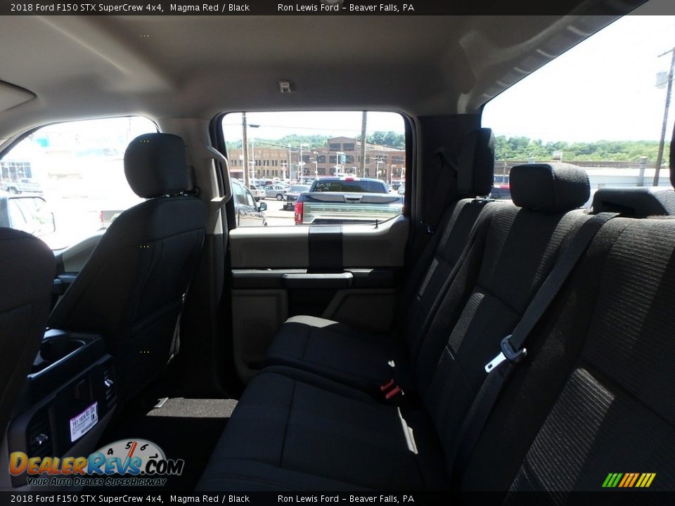 2018 Ford F150 STX SuperCrew 4x4 Magma Red / Black Photo #11