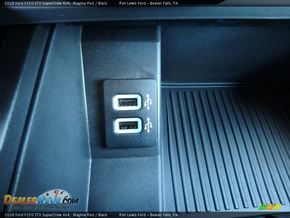 2018 Ford F150 STX SuperCrew 4x4 Magma Red / Black Photo #18