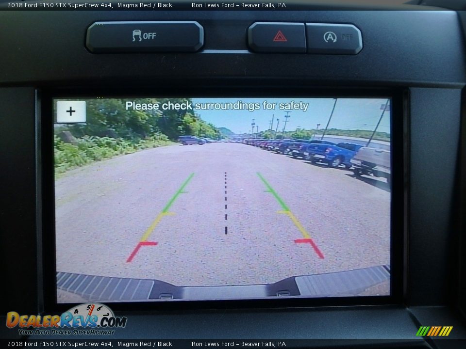 2018 Ford F150 STX SuperCrew 4x4 Magma Red / Black Photo #20
