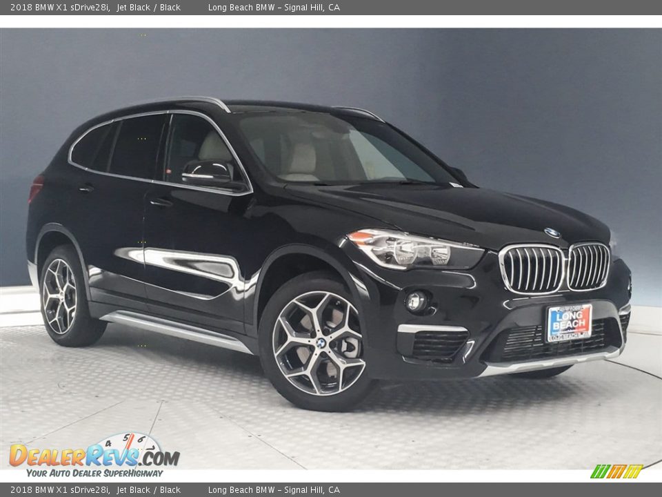 2018 BMW X1 sDrive28i Jet Black / Black Photo #12